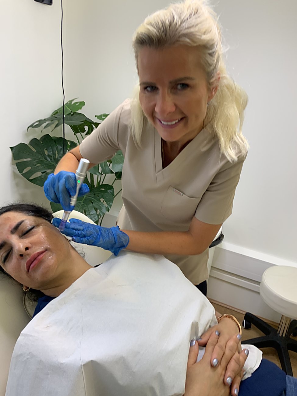 Treatment in progress