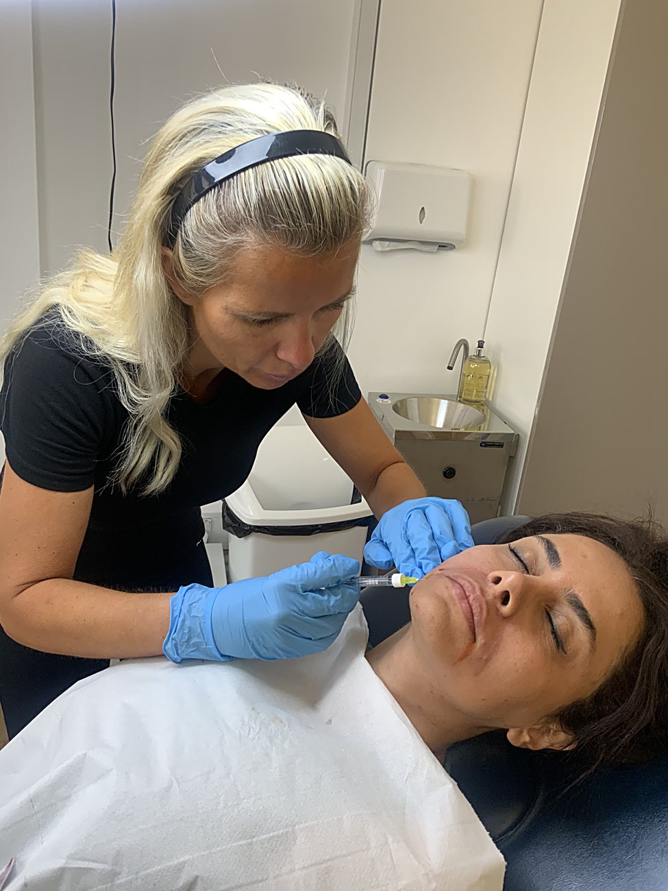 Treatment in progress