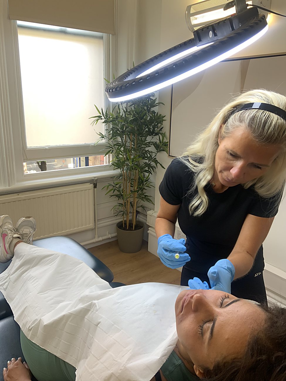 Treatment in progress