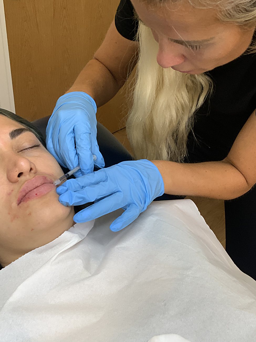 Treatment in progress